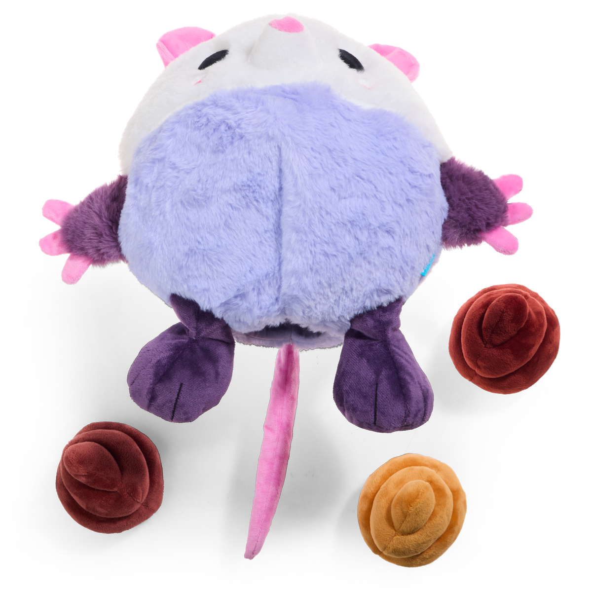 Poopers the Opossum Plush Extra-Large + Multi-Part + Enrichment Dog Toy