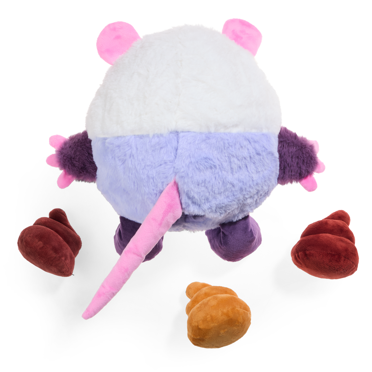 Poopers the Opossum Plush Extra-Large + Multi-Part + Enrichment Dog Toy