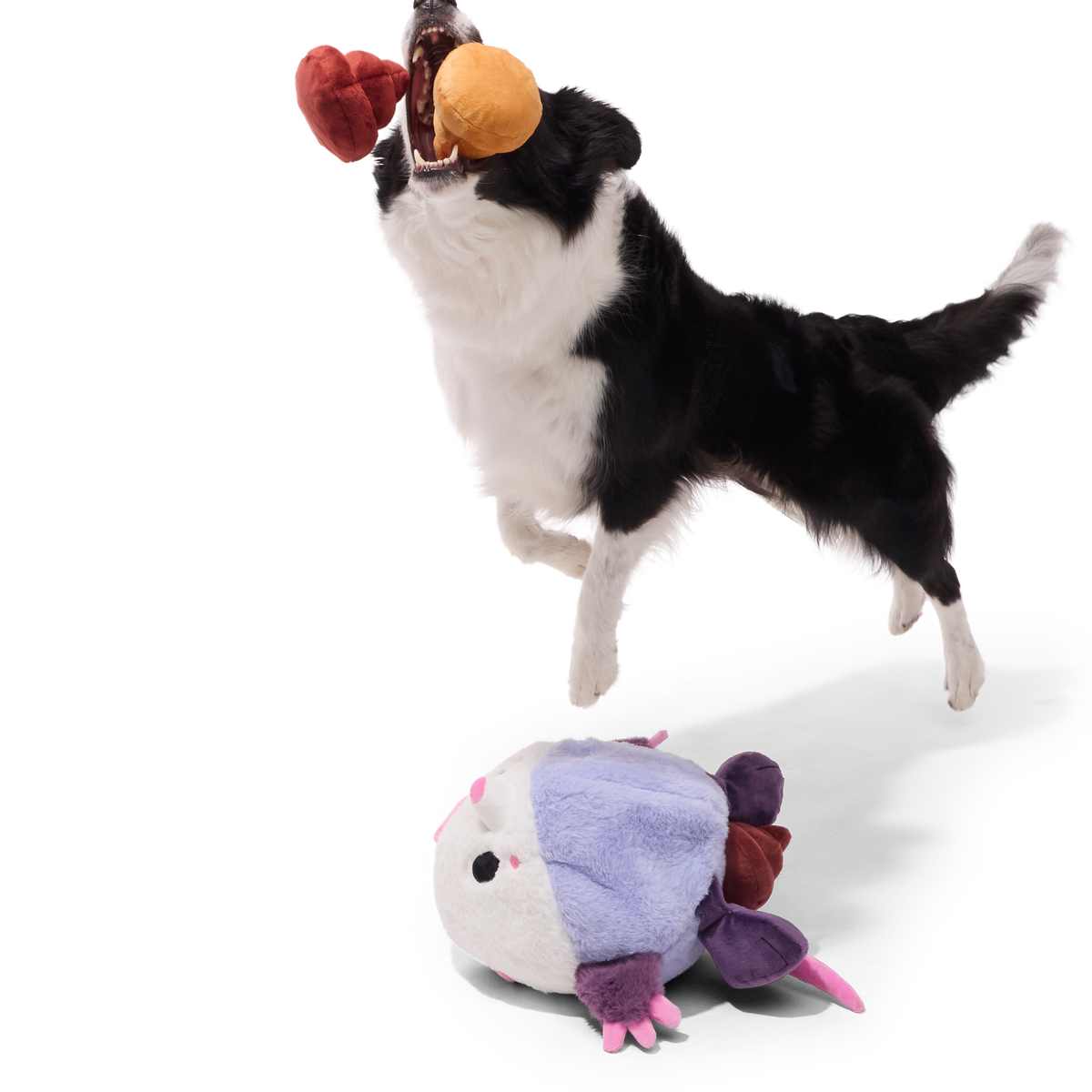 Poopers the Opossum Plush Extra-Large + Multi-Part + Enrichment Dog Toy