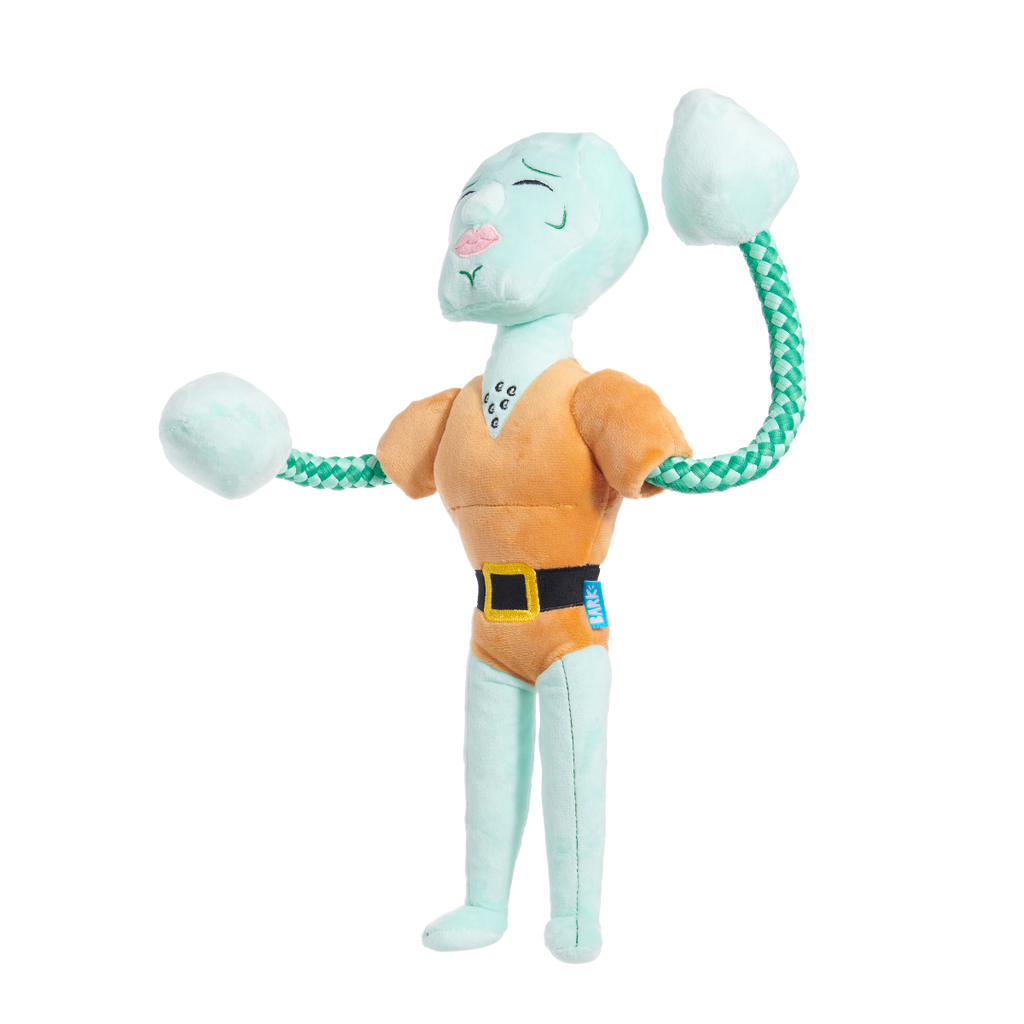 Handsome Squidward Plush Extra-Large + Tug Dog Toy