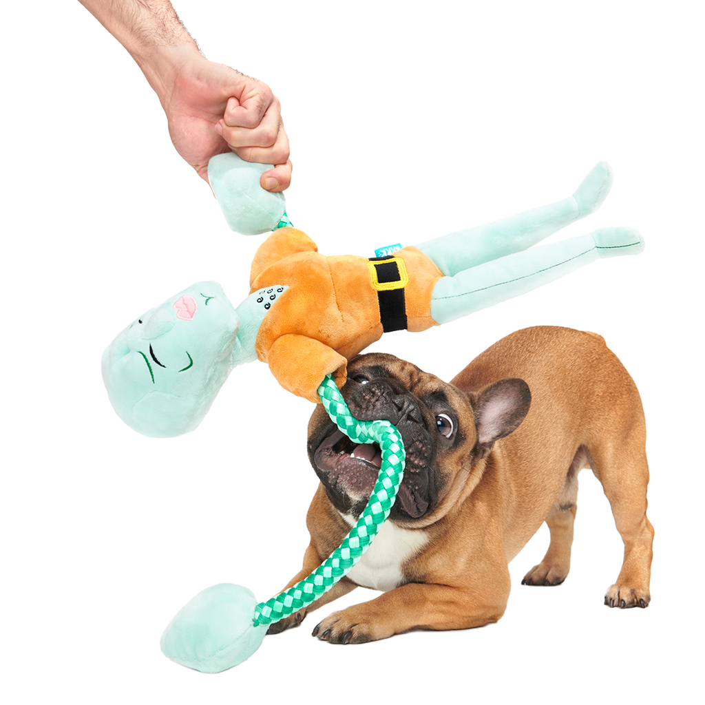 Handsome Squidward Plush Extra-Large + Tug Dog Toy