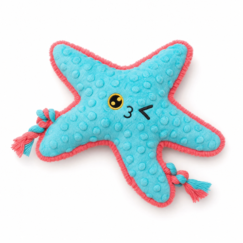 Chewvox Starfish Tug Dog Toy