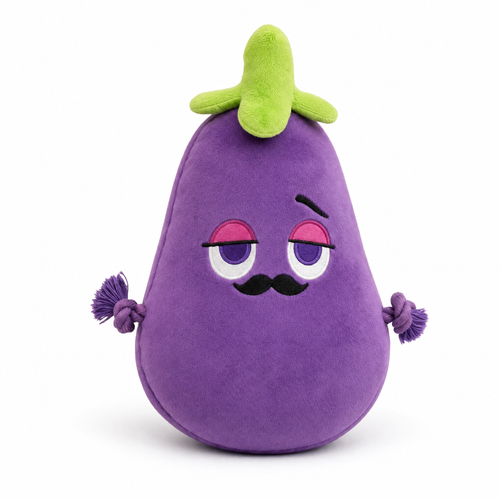 Chewvox Aubergine Tug Dog Toy